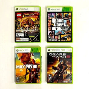 Xbox 360 games bundle grand theft auto max Payne